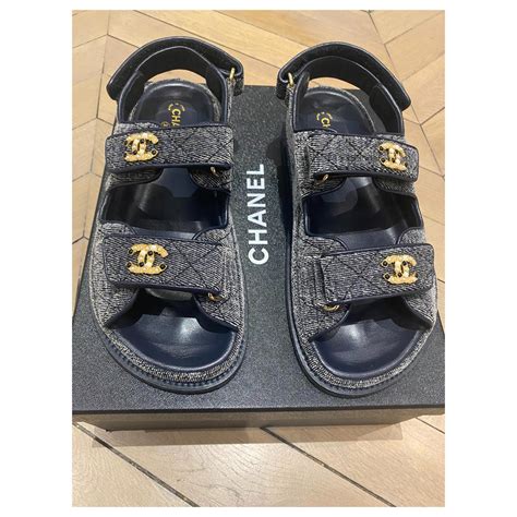 chanel dad sandals selfridges|chanel dad sandals instagram.